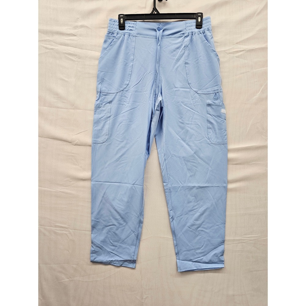 Grey's Anatomy Womens Scrub Pants Blue Polyester Blend Relaxed Size Large